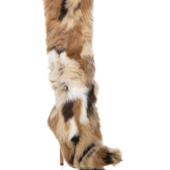 AZALEA WANG " THE WILDERNESS WILD " MULTI FURRY BOOT *π
ππππ ππππ* (New) - Picture 4 of 7